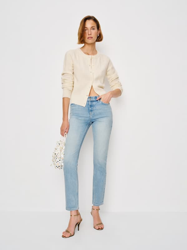 Luca Stretch Low Rise Slim Straight Cropped Jeans - Daly